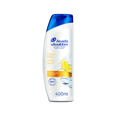Head & Shoulders Citrus Fresh Anti-Dandruff Shampoo 400ml (Saudi Arabia)