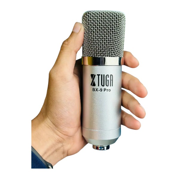 Xtuga BX-9 Pro Condenser Microphone – Silver