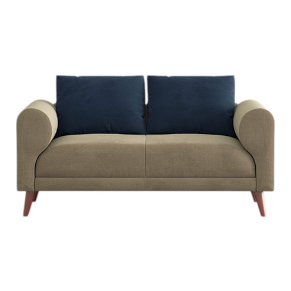 Regal WOODEN DOUBLE SOFA- TOKYO SDC-368-3-1-20 (Fabric-2161+2166)