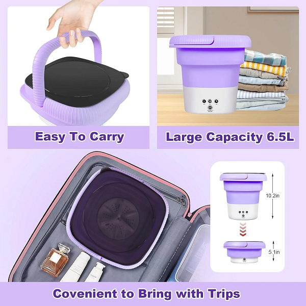 Foldable Portable Washing Machine – 6L