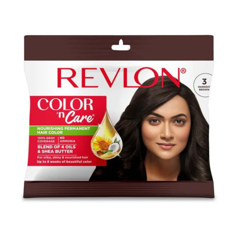 Revlon Color 'n Care Nourishing Permanent Hair Color Sachet (India)