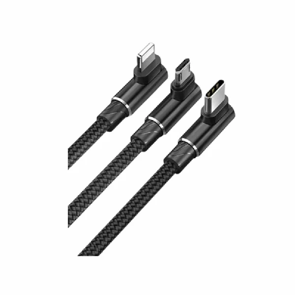 Baseus MVP 3-in-1 3.5A 1.2M USB Mobile Game Cable