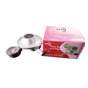 MB Silver Low Pressure LPG Gas Regulator 22mm