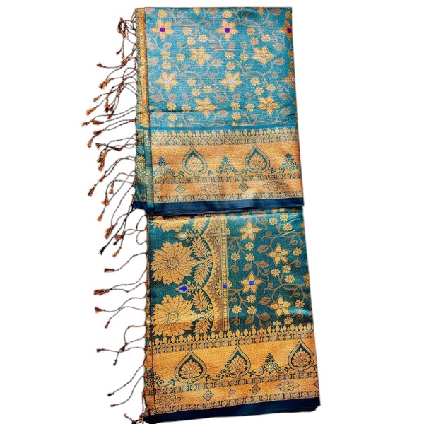 Soft silk katan sharee
