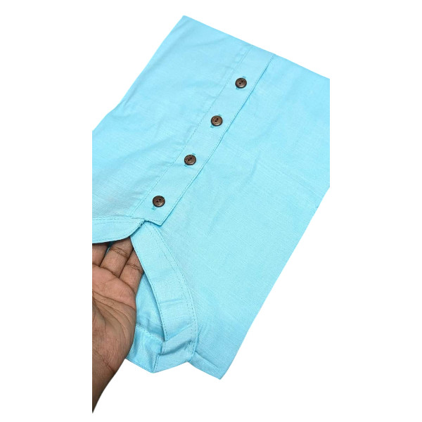Kids solid panjabi