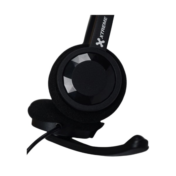 Xtreme XHP-100U Black Wired Multimedia Headphone