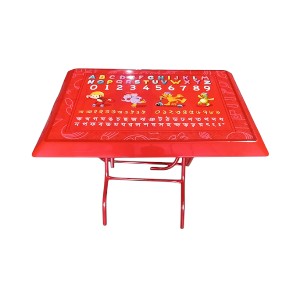 Baby Reading Table Elegant St/Leg ABC-Red