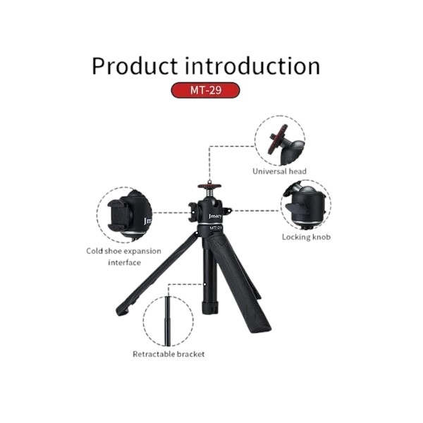 Jmary MT-29 Portable Mini Tripod For Camera Mobile DSLR