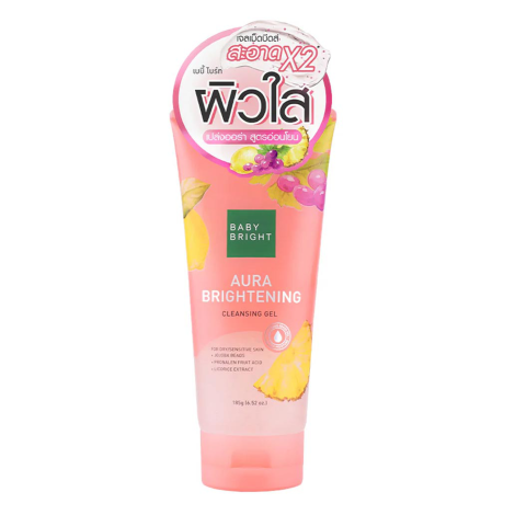 Baby Bright Aura Brightening Cleansing Gel 185g (Thailand)