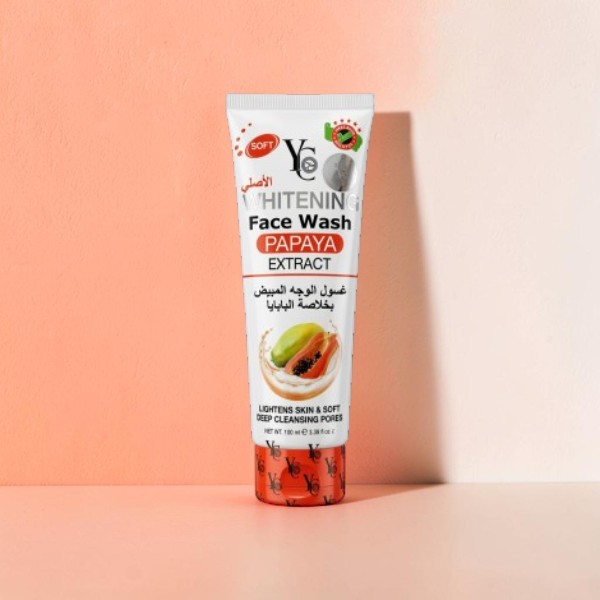 YC  Whitening Papaya Extract Face Wash 100ml (Thailand)
