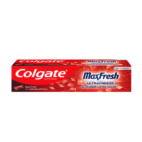 Colgate Maxfresh Ultrafreeze Spicy Fresh With Cooling Crystals Toothpaste 100ml (India)