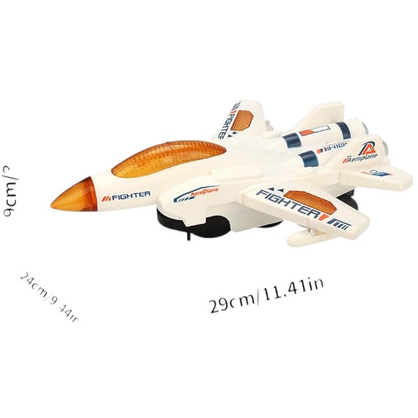 Airplane Toys for Toddlers | Electric Stunt Plane Rotating Toys | Educational Kids Airplane, Battery Operated, Interactive Infant Airplane Toy, Birthday Gift Yyds