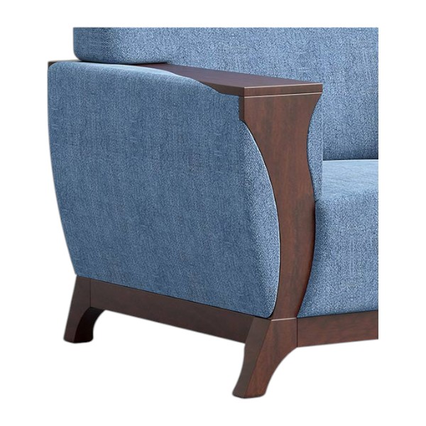 Regal Wooden Single Sofa-Rome ROME-SSC-347-3-1-20(FABRIC-SF-2117)