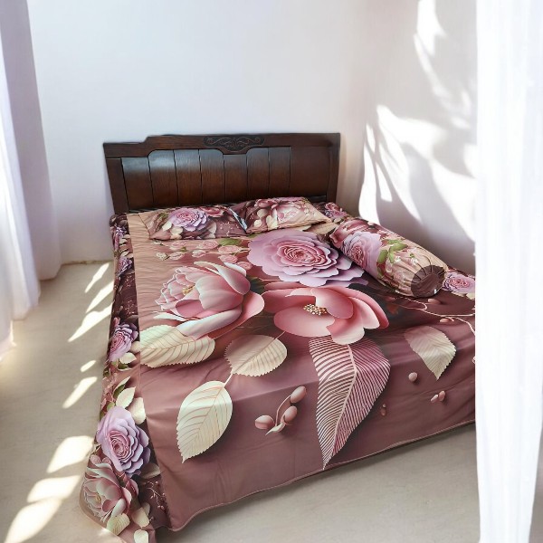 China Premium 3D Design Bed Sheet