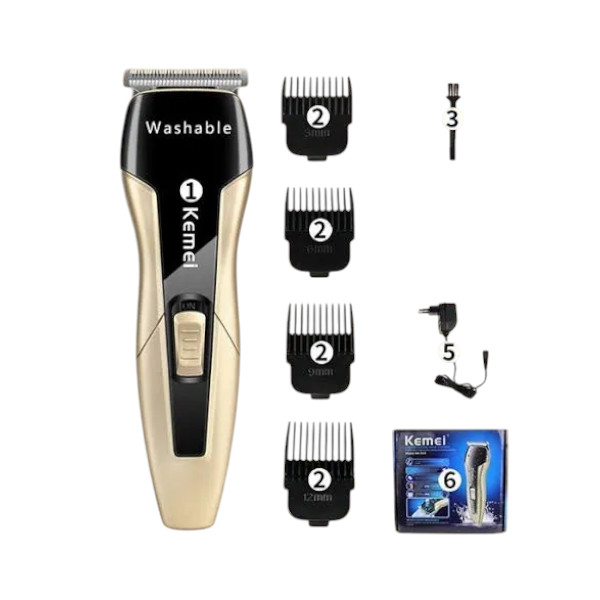 Kemei KM-5015 Professional High Quality Washable Hair Clipper