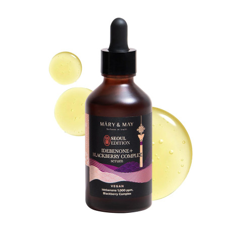 Mary & May Idebenone + Blackberry Complex Serum 80ml (Korea)