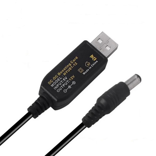 GearUp 5v to 12v Step Up Cable Module USB Converter Adapter