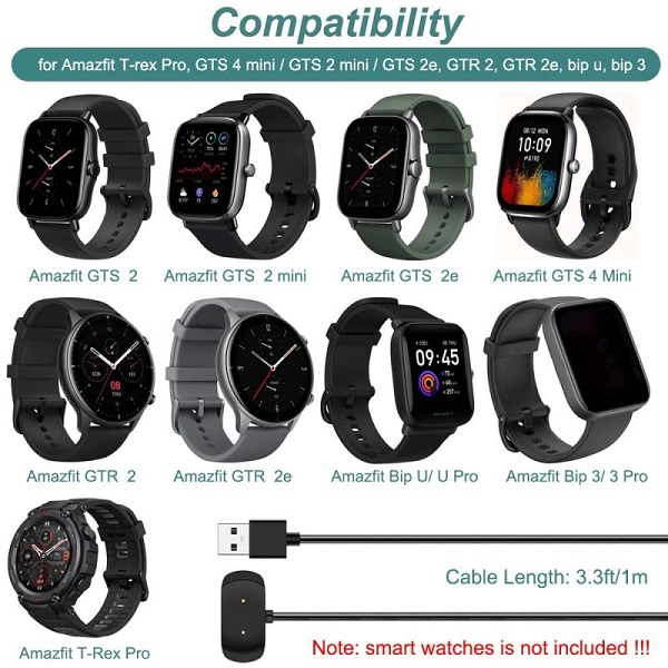 Charger Cable for Amazfit Smartwatch (GTR2)
