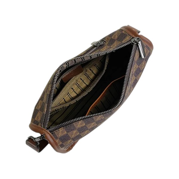 Women Luxurys Designers Bags Messenger Ivhandbag (Brown)