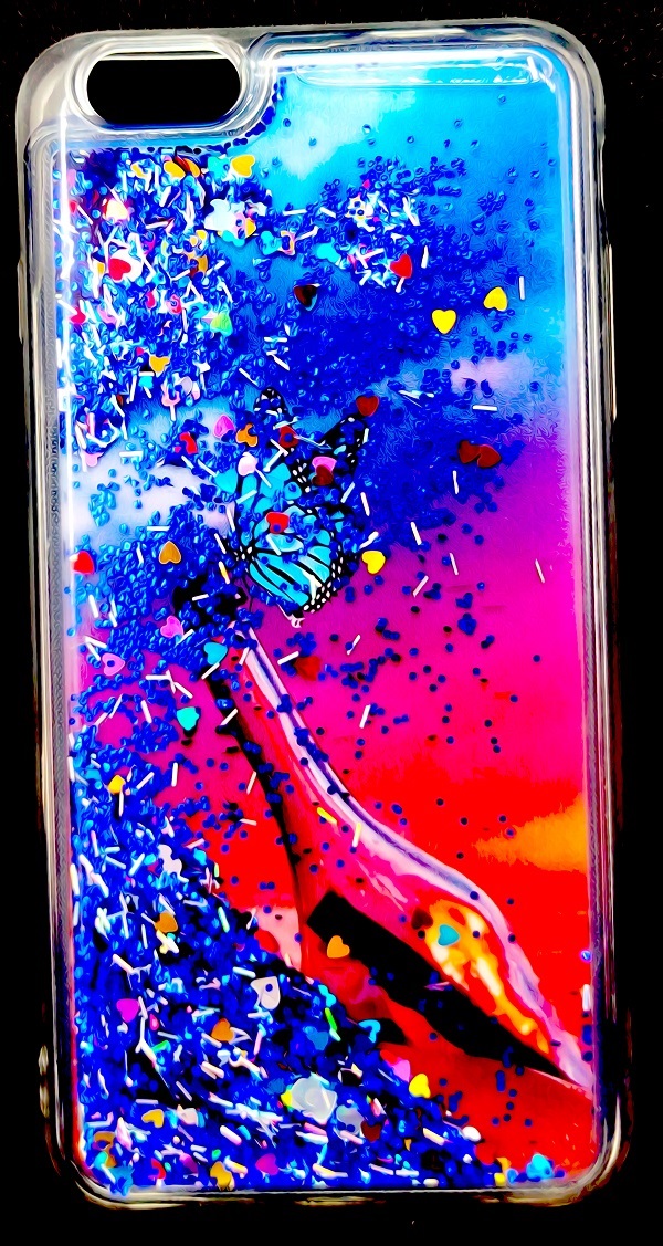 Apple iPhone 6 Plus 3D Glitter Cover