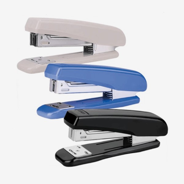 Deli E0306 Stapler-Blue/Black/White-25 Sheets Capacity