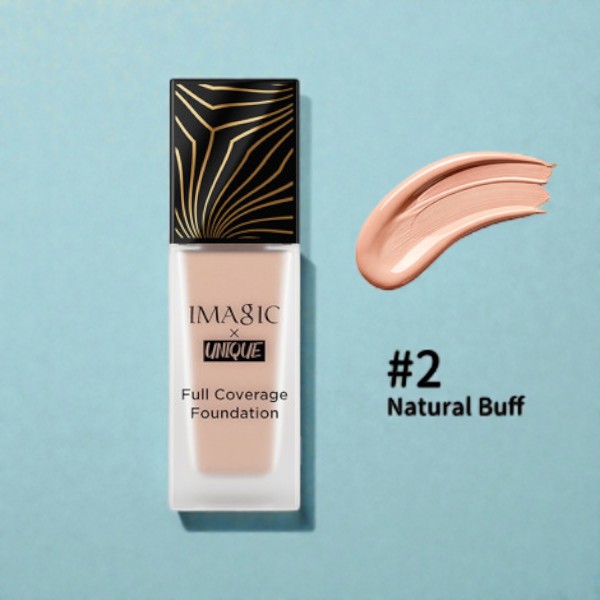 Imagic x Unique Full Coverage Foundation Natural & Flawless - 02 Natural Buff (China)