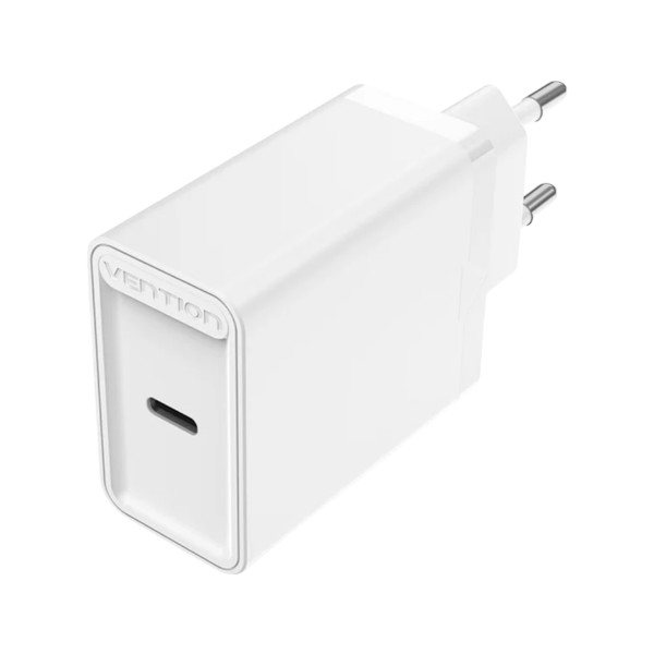 Vention FADW0-EU 1-port USB-C 20W Wall Charger EU-Plug – White