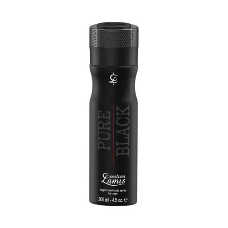 Creation Lamis Pure Black Body Spray For Man 200ml (UAE)