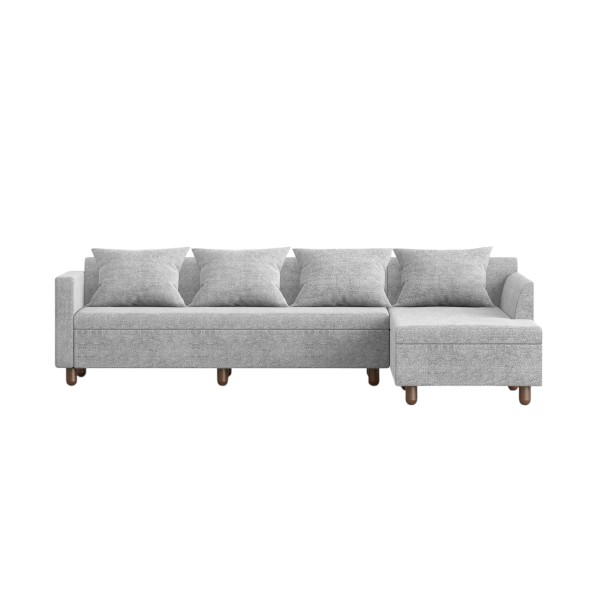 Regal Wooden 5 Seater Sofa-IMPERIAL IMPERIAL-SDC-355-3-1-20(5 SEATER L SHP)FABRIC-2123