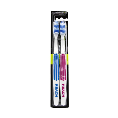 Listerine Reach Interdental Firm Adult Oral Toothbrush Twin Pack (Thailand)