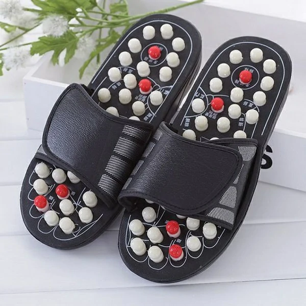 Foot Massage Slipper- Black