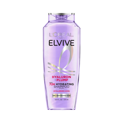 L'Oreal Elvive Hyaluron + Plump 72H Hydrating Shampoo 375ml (USA)