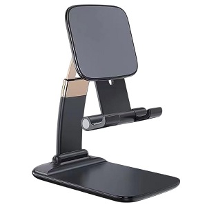Adjustable and Foldable Desktop Mobile Phone Stand for Phone Comfortable with All Mobile for Desk, Bed, Table, Office, Video Recording, Home and Online Classes
