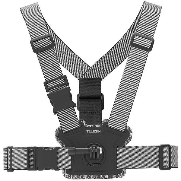 TELESIN GP-CGP-T06 Dual-Mount Chest Strap for GoPro/DJI/Action Cameras