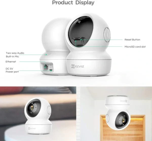 Hikvision EZVIZ CS-H6C (4mm) (2.0MP) Wi-Fi Dome IP Camera