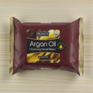 Beauty Formulas Argan Oil Cleansing Facial Wipes - 25 Wipes (UK)