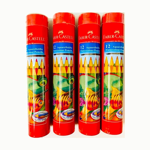 Faber Castell Long Color Pencil Round Tin