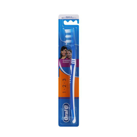 Oral-B 1 2 3 Classic 40 Medium - Dark Blue (India)