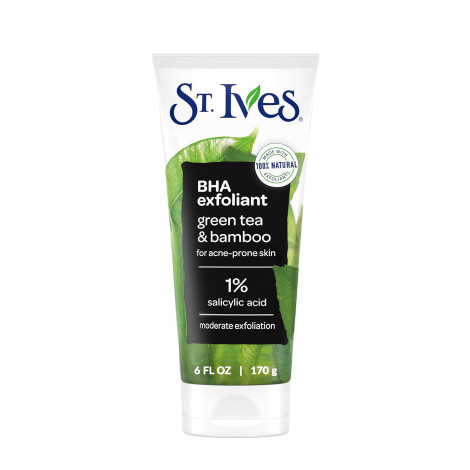 St. Ives Bha Exfoliant Green Tea & Bamboo 1% Salicylic Acid Scrub 170g (USA)