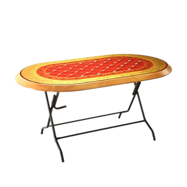 Dining Table 6 Seat Elegant S/L Printed Cushion SW