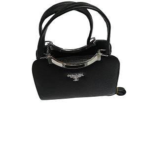 Women's Handbag Stone (black)