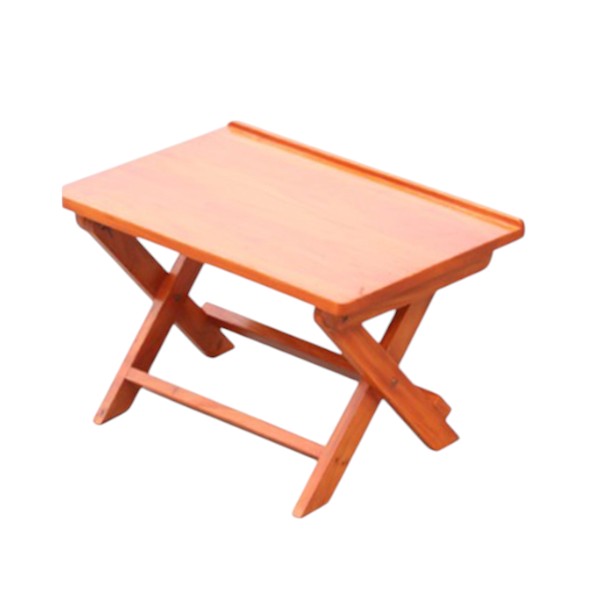Regal Wooden Folding And Portable Table With Cross Stand