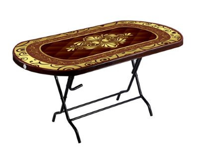 Premio Sultan Table (6 Seat) - Sandal Wood