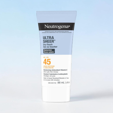 Neutrogena Ultra Sheer Dry Touch Sunscreen Lotion SPF 45 88ml (Canada)
