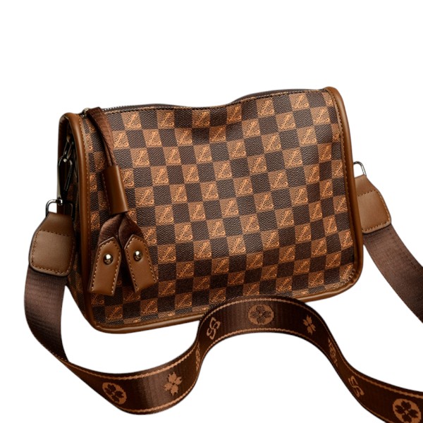 Women Luxurys Designers Bags Messenger Ivhandbag (Brown)