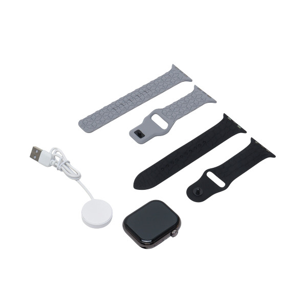 ME 16 Smart Watch 3 strips 2.21 Infinity display Wiewless charging series 10