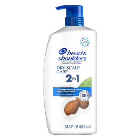 Head & Shoulders Dry Scalp Care 2in1 Shampoo 835ml (USA)