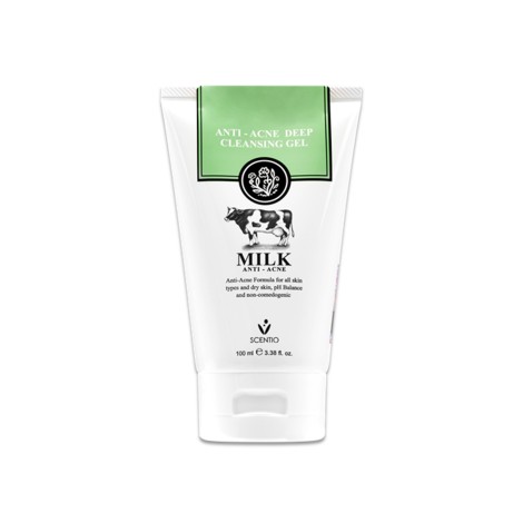 Scentio Milk Anti-Acne Deep Cleansing Gel 100ml (Thailand)