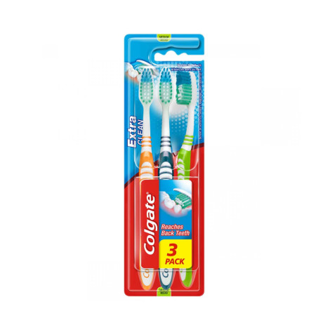 Colgate Extra Clean Toothbrush 3Pack (China)