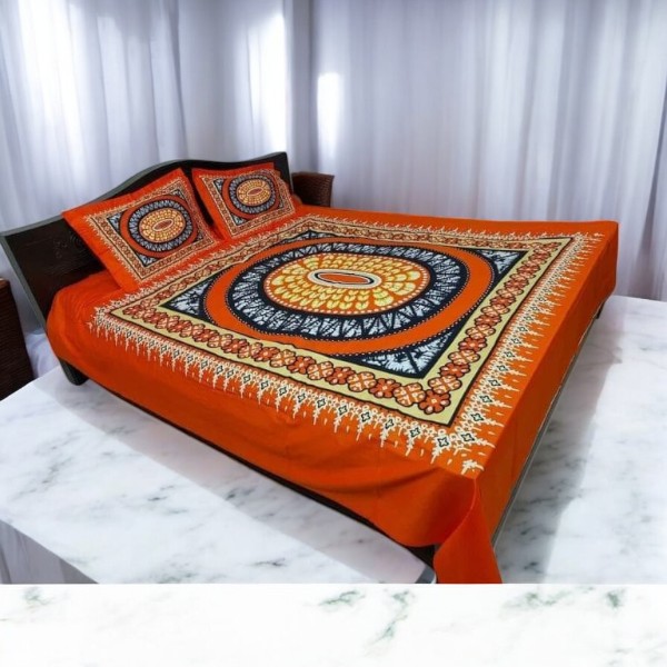 Exclusive 100% Cotton Bed Sheet 7.5 feet by 8 feet